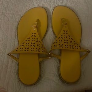 Micheal kors yellow sandals
